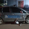 Veículo é furtado e na fuga ladrão se acidenta