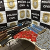 Polícia apreende oito armas e farta munição