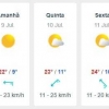 Terça-feira terá temperatura amena e chance de chuva fraca