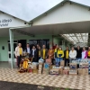 Lions e Leo arrecadam leite para o Lar do Idoso