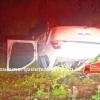 Cinco jovens feridos após capotamento na BR 472