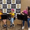 Apresentação musical na Delegacia de Polícia