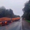 Acidente deixa trânsito em meia pista na BR 285