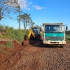 Obras de manutenção no interior do município